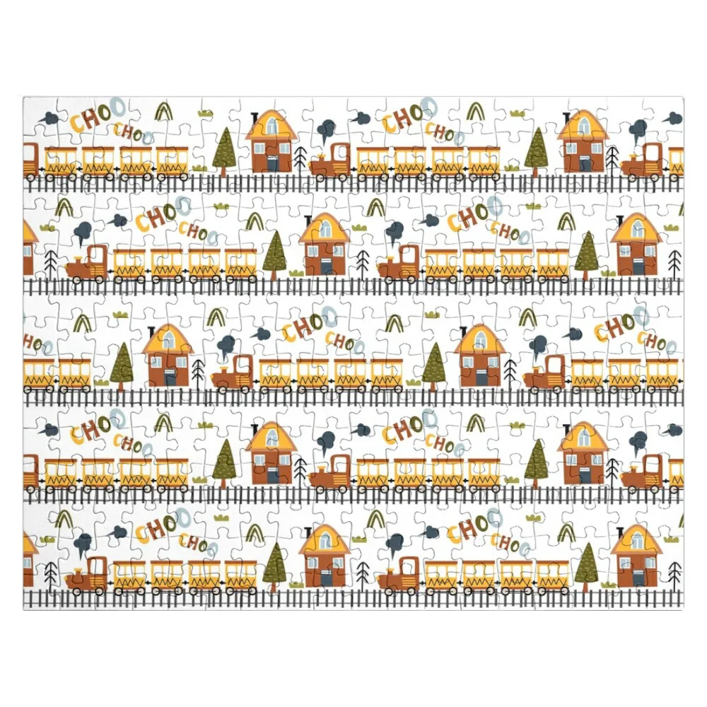 

Choo Choo Train Boy Pattern for Little Kids Jigsaw Puzzle Wooden Puzzle Wooden Puzzles Wooden Puzzles For Adults