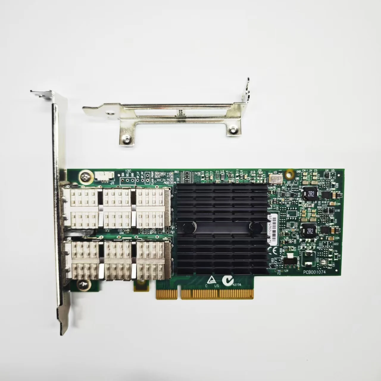 2枚Mellanox CX354A-FCBT ConnectX-3 40GbE Amazon | Mellanox ConnectX-3 CX354A デュアル 40GbE QSFP - MCX354A