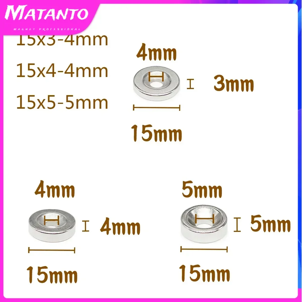

10/20/50/100 шт. 15x3-4 мм 15x4 мм 15x5-5 мм маленький круглый сверхпрочный N35 поисковый Магнитный потайной Неодимовый магнитный диск Imanes