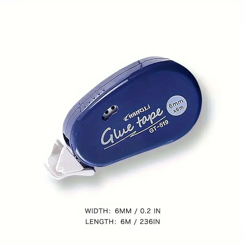 Двостороння клейка стрічка з крапками - ідеально підходить для скрапбукінгу, фотографій, щоденників і рукоділля, шкільних канцелярських товарів