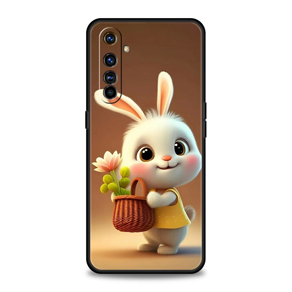 Adorable Rabbit with Purple Hat Shockproof Phone Case