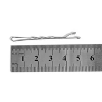 50pcs Women Girls Solid Bobby Pin Hair Clip Casual Curly Wavy Grips Hairstyle Hairpins Styling Hair Accessories 5cm 6