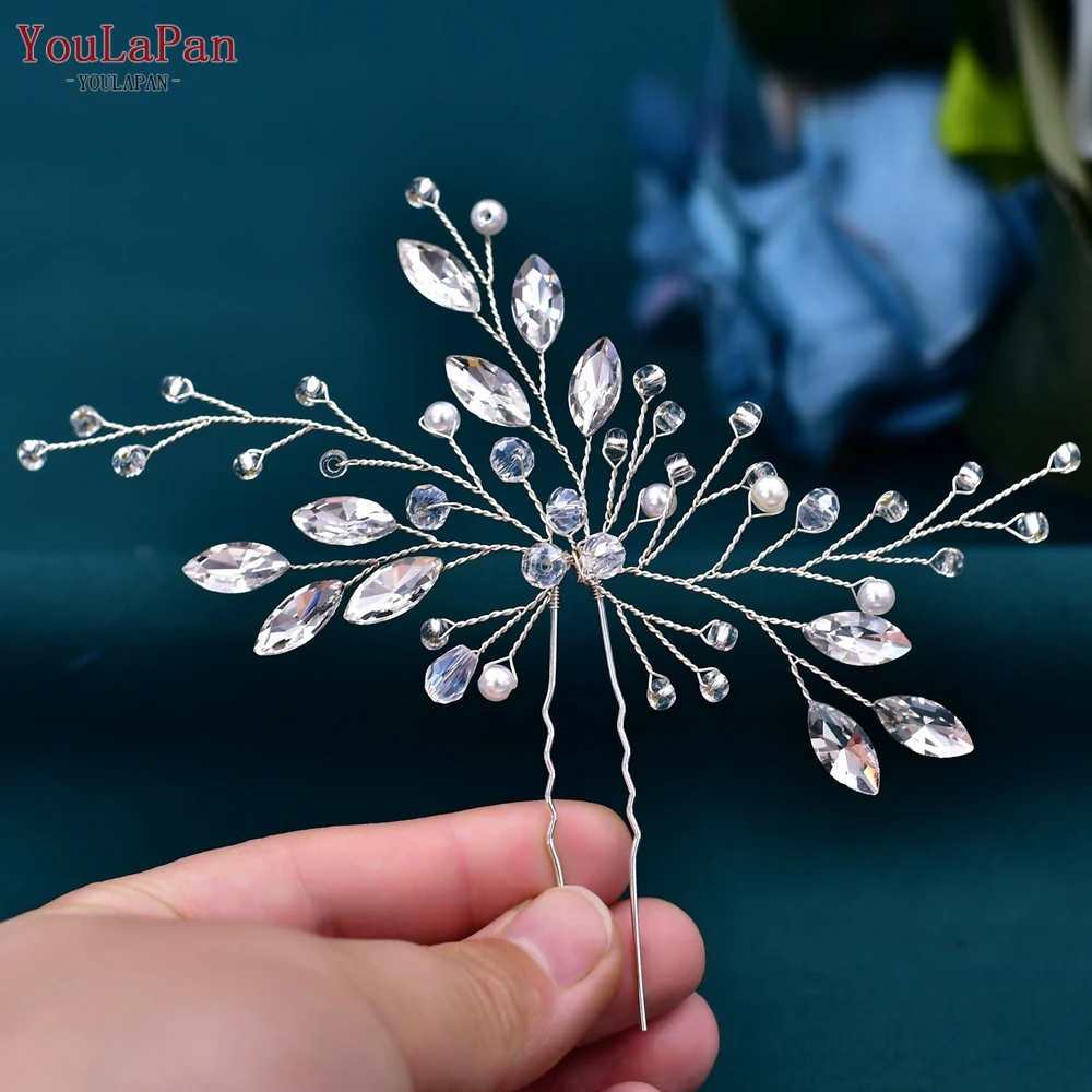 Bride Hair Jewelry Wedding Tiara Wedding Clips Headwear Bridal Hair Pins Accessories HP103