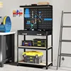 Bench with Drawers, 965LBS Capacity Work Table for Garage, Home,  (Blue Standard Size with Drawer) 4