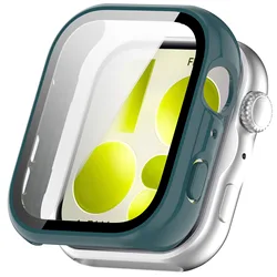 Protezione dello schermo in vetro HD premium per smartwatch con guscio temperato e paraurti in PC rigido per la serie Huawei Watch Fit