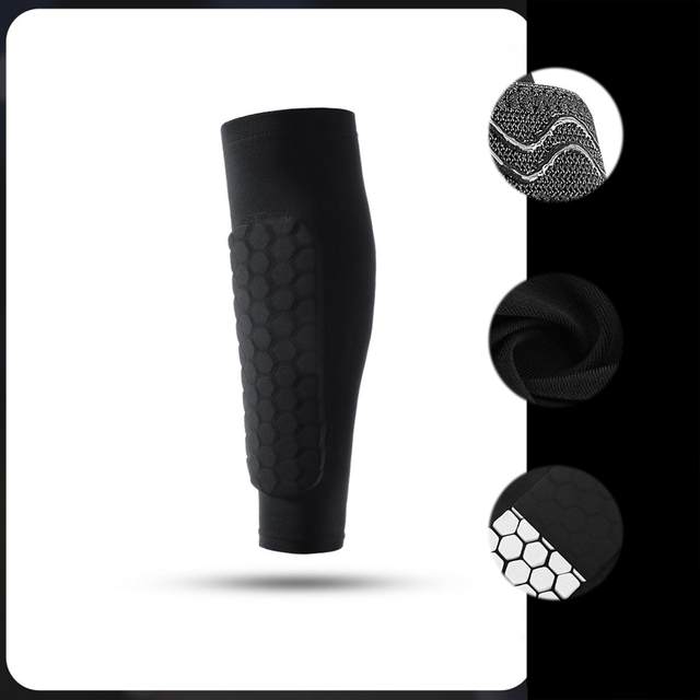 3x Soccer Shin Guards Socks Football Leg Sleeves Football Sleeves Knee Brace Shinguards for Basketball Outdoor Sports Kids Adult