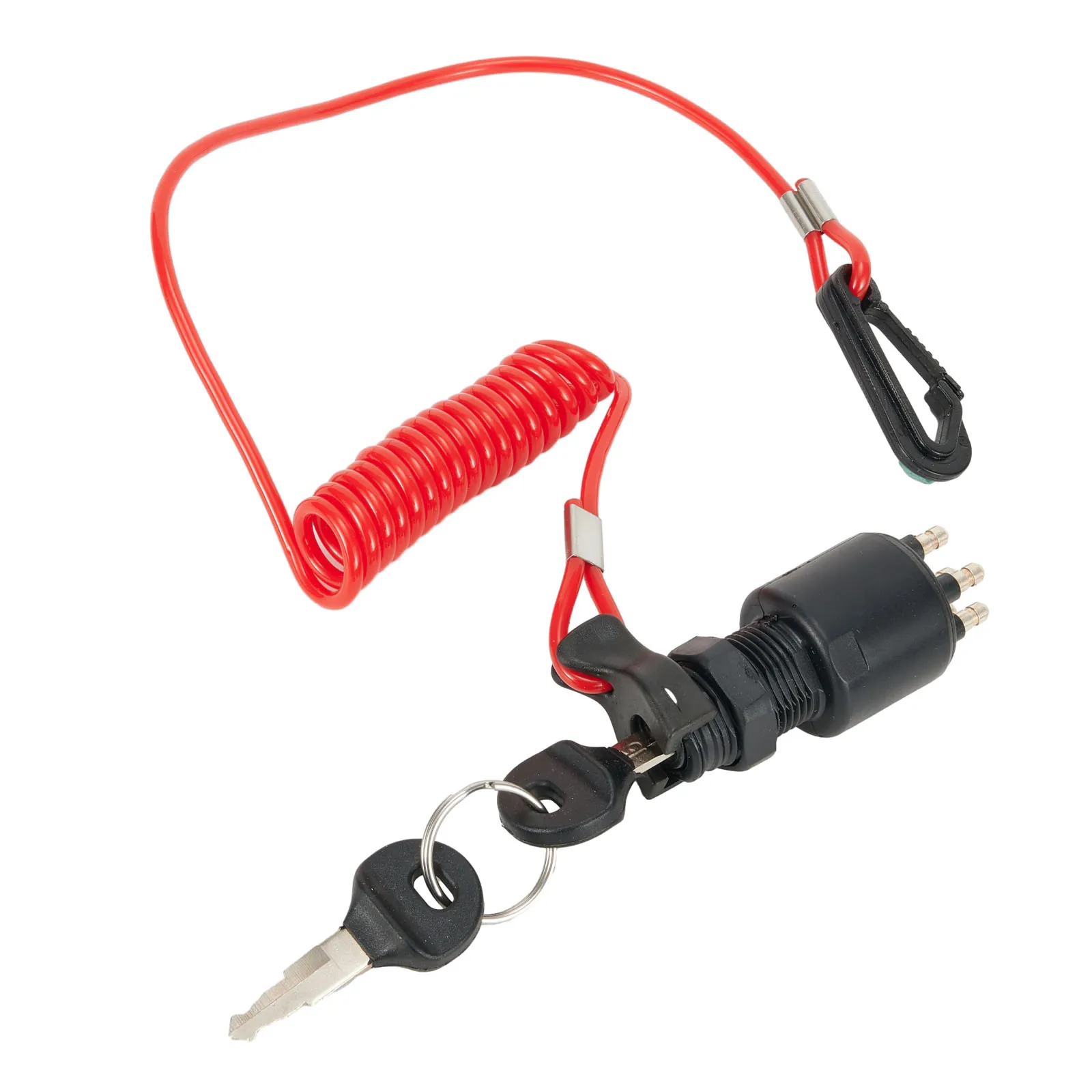 Marine Ignition Switch Key With Lanyard 5005801 For OMC For Johnson Evinrude 40-200HP Outboard Motor Accessories