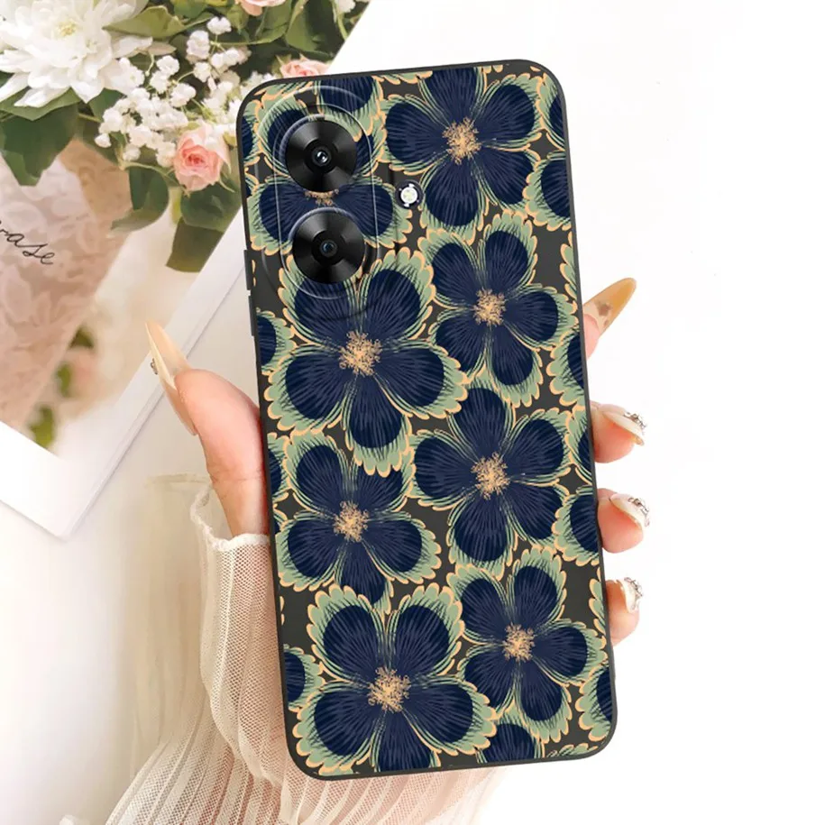 Fashion Flower Pretty Girls Soft Silicone Phone Cover