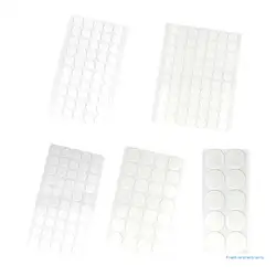 100Pcs Clear Sticky Tape Stickers Double-Side Adhesive Dot Stickers Sticky Putty for Wood Glass Metal Plastic DropShipping