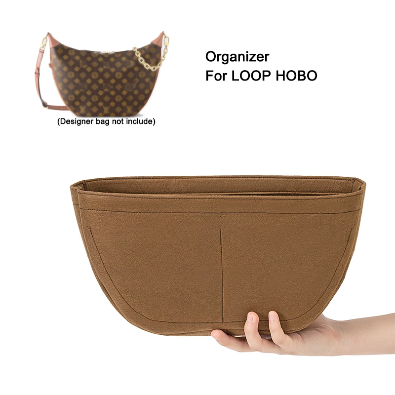 Insert Bag Organizer Liner Fits Loop Hobo