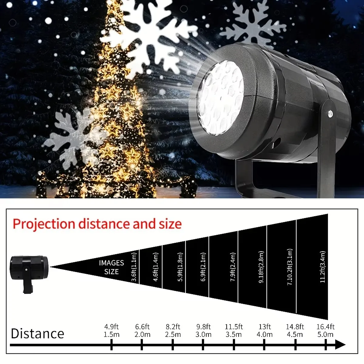 LED Snowflake Projector Lamp Fairy Night Light 360&deg; Rotating USB Projection Lamp Home Christmas Festivals Party New Year Decor projection lamp led light mini night lights star projector lamp led stage light mini led stage light