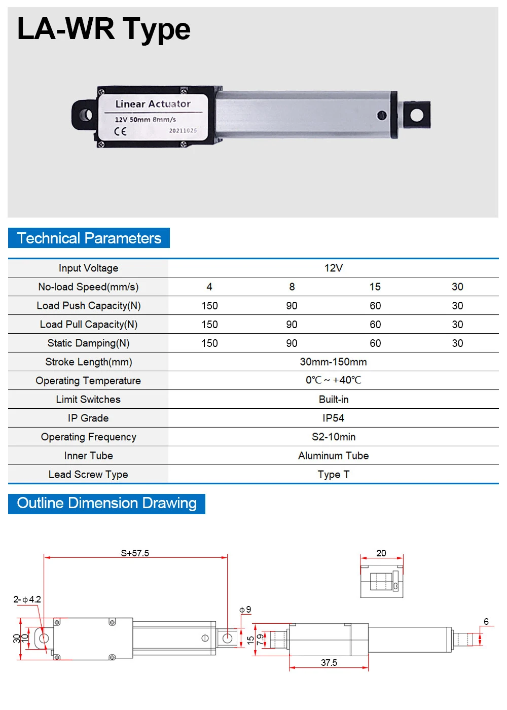 Controlador linear do motor 30n 60n 90n