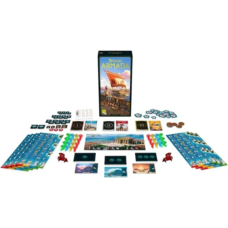 Conquer the Seas with 7 Wonders Armada Board Game Extension 3