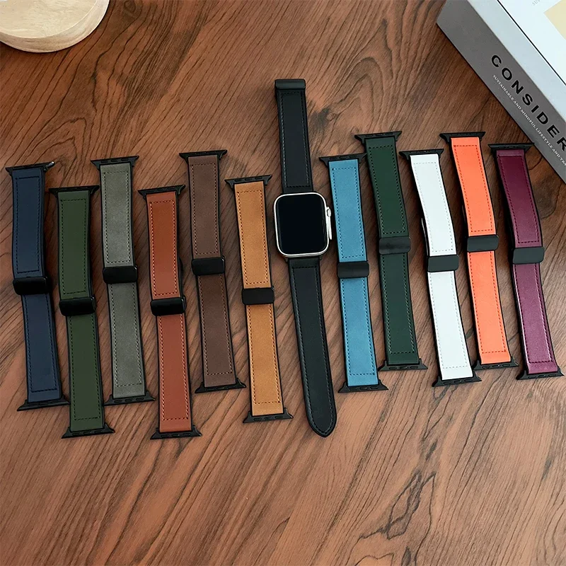 Premium Leather Magnetic Strap