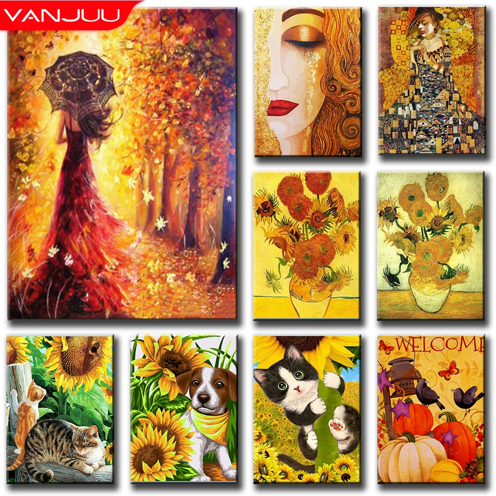 Ragazze 5D Diamond Craft Painting Your Smile Sunflower Full Diy Diamond Mosaic Strass Ricamo Punto Croce Kit Home Decor