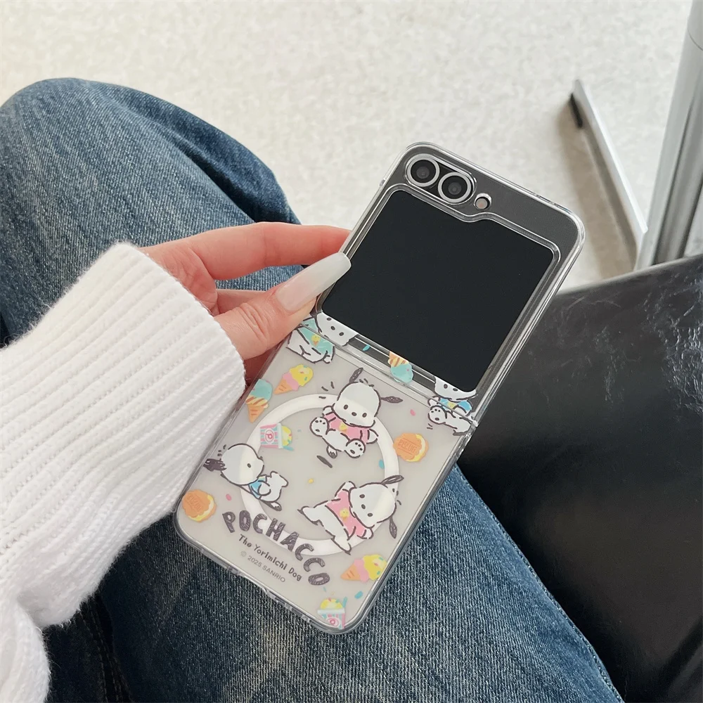 Cute Cartoon Puppy Magnetic Shockproof Phone Case Cover, Korean Style