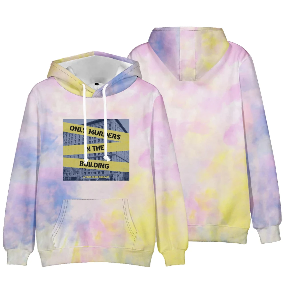 

new Hooded Sweatshirt Only Murder In The Building Season 3 Tie-Dye Novelty Boys girls Casual Sweatshirts Long sleeve Pullover