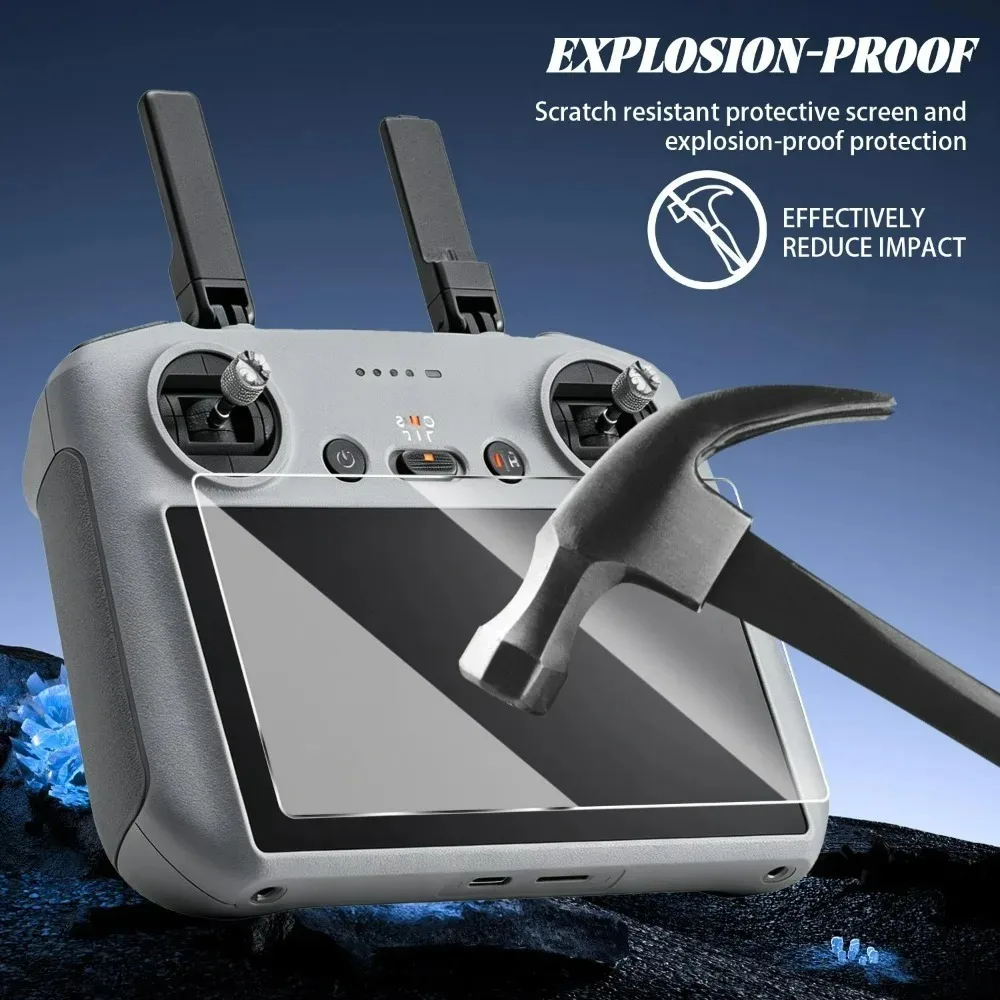 DJI Lito X1 HD용 1-3개 9H 경도 강화 유리 DJI Lito 1/X1용 투명 유리 화면 보호기 긁힘 방지 보호 필름