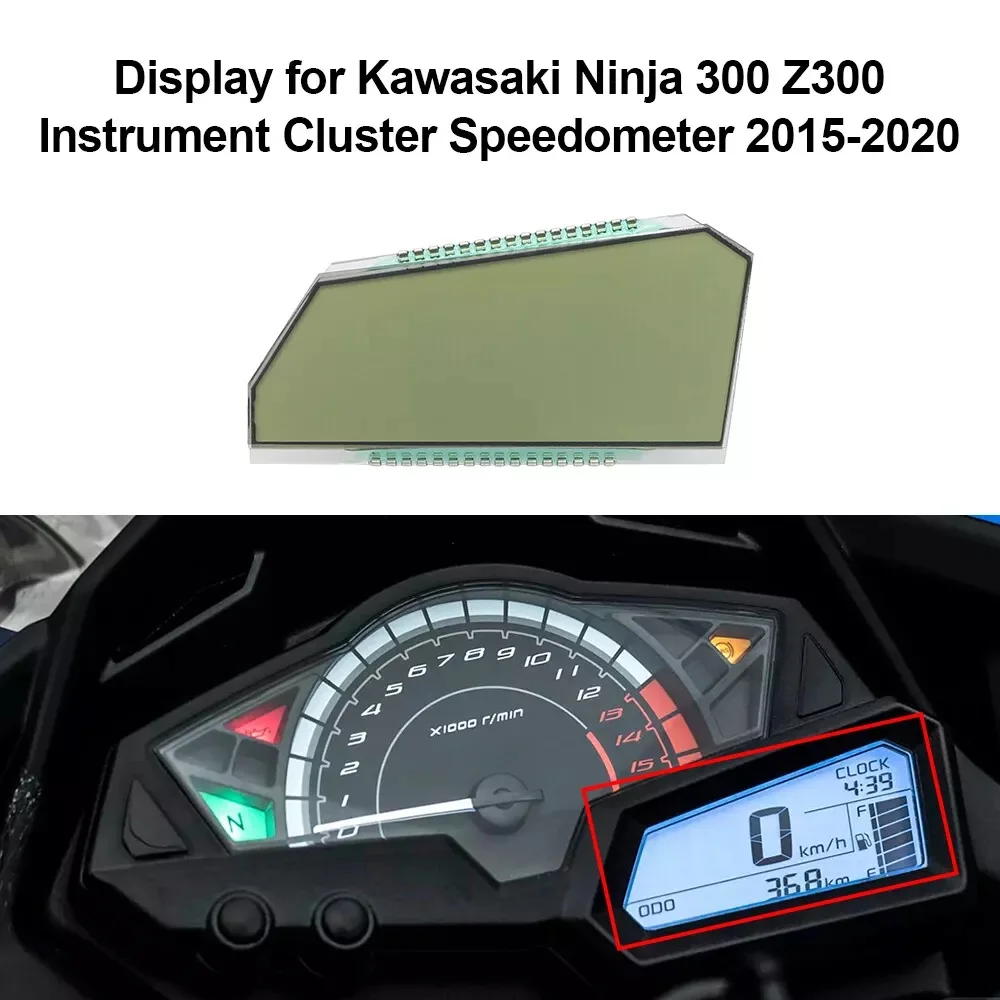 Kawasaki Ninja 300 Z300용 계기판 속도계 LCD 디스플레이