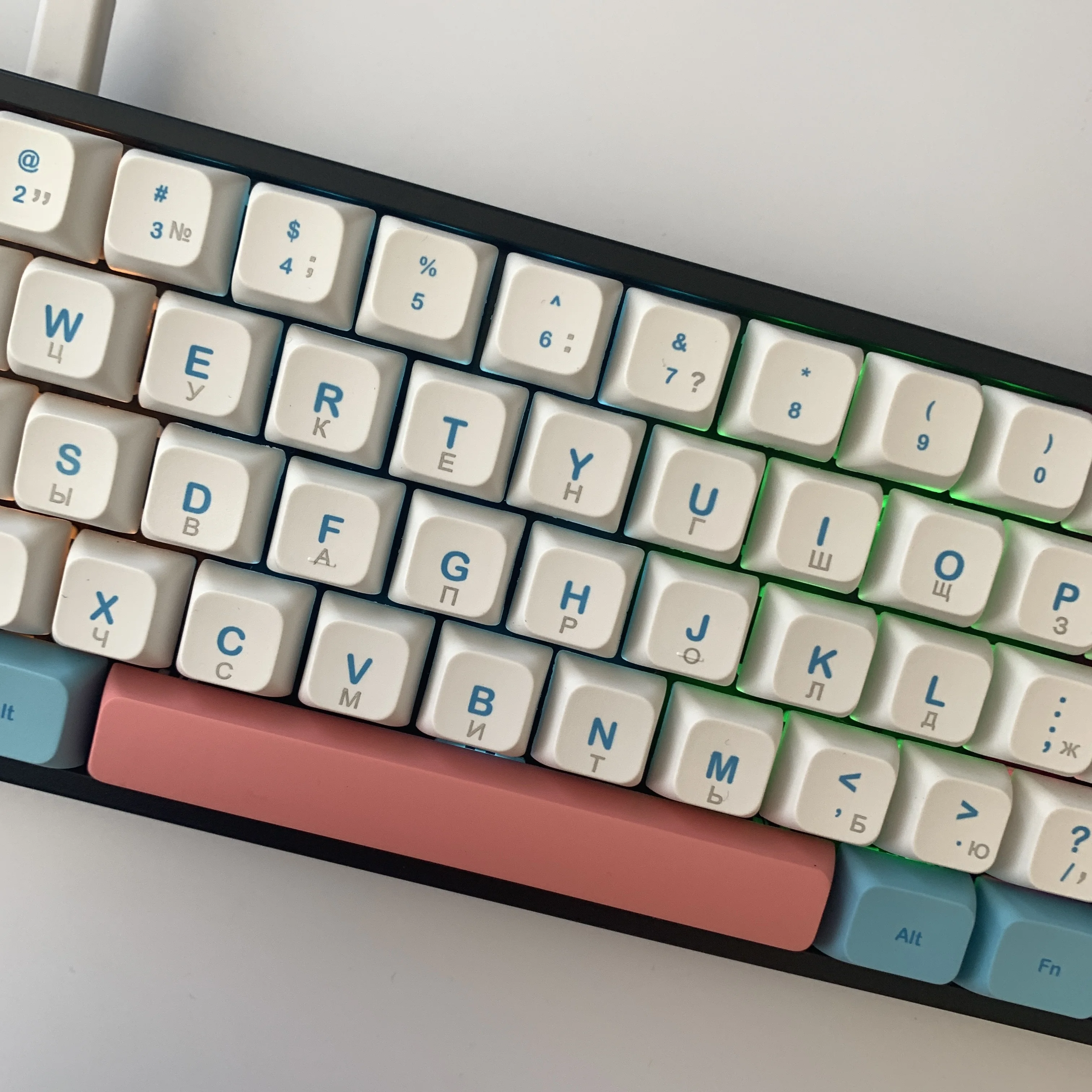 XDA, Teclas PBT, Sublimação de Corante, Cereja