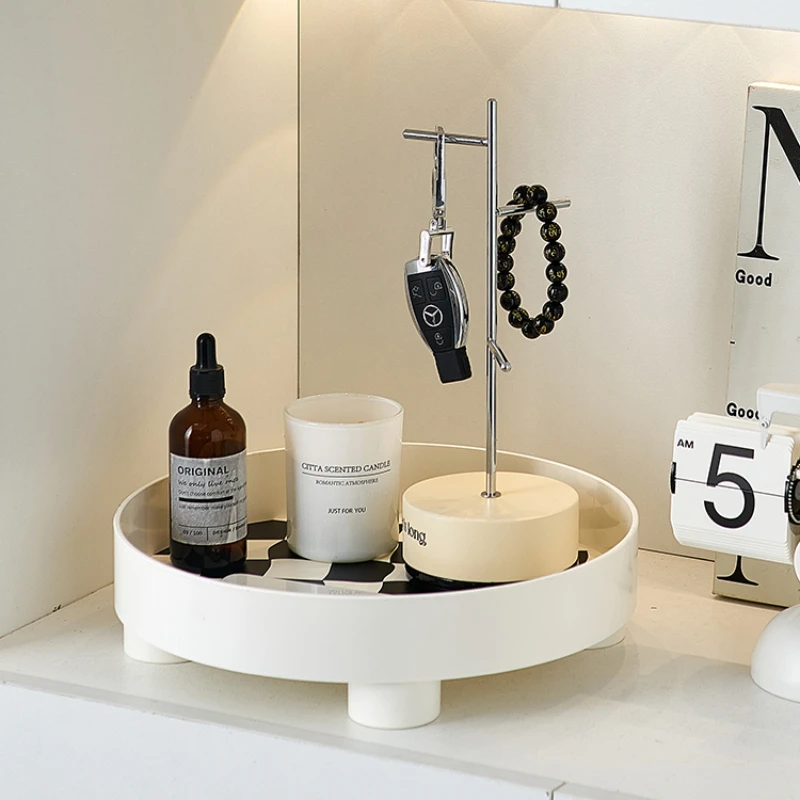 

Поднос Ins для косметики, коробка для хранения ювелирных изделий, настольный держатель для духов и благовоний, аксессуары для крыльца, хранилище ключей