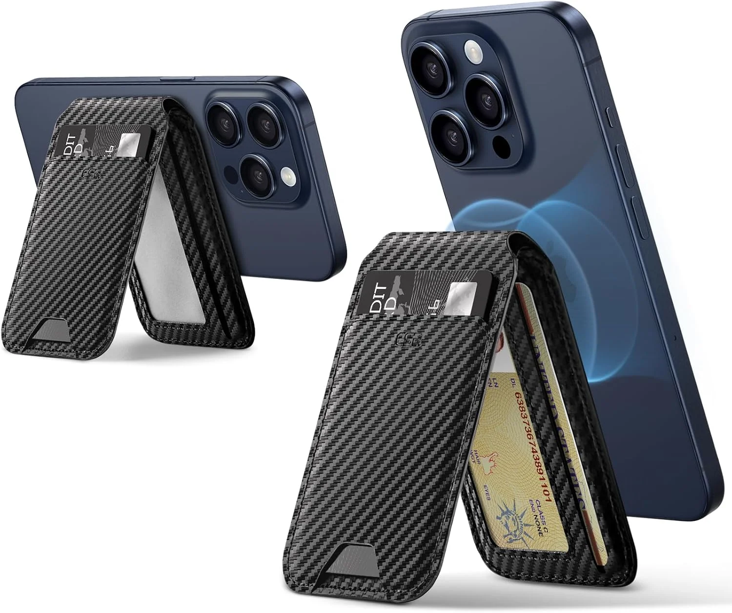 Find My Meifigno Magnetic Wallet Card Holder With Stand, Compatible With  Mag Iphone Wallet