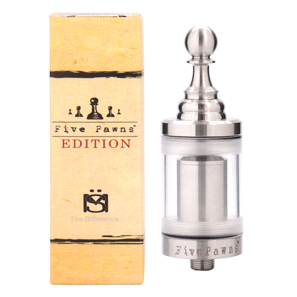 

YFTK STYLE Kayfun Lite Plus Five Pawns RTA Rebuildable Atomizer 22mm Tank 2.5ml 316 SS Rta 510 E Cigs Mods Vapor