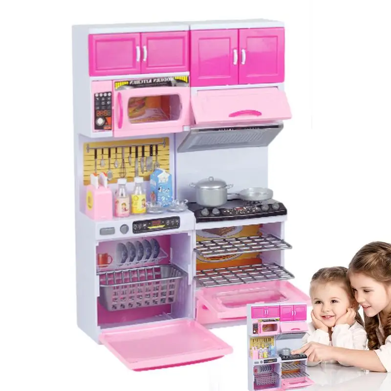 

Toy Kitchen Toddler Kitchen Play Set Kids Pretend Play Sets Cooking Playsets For Children Christmas Birthday Gift For Boys Girls