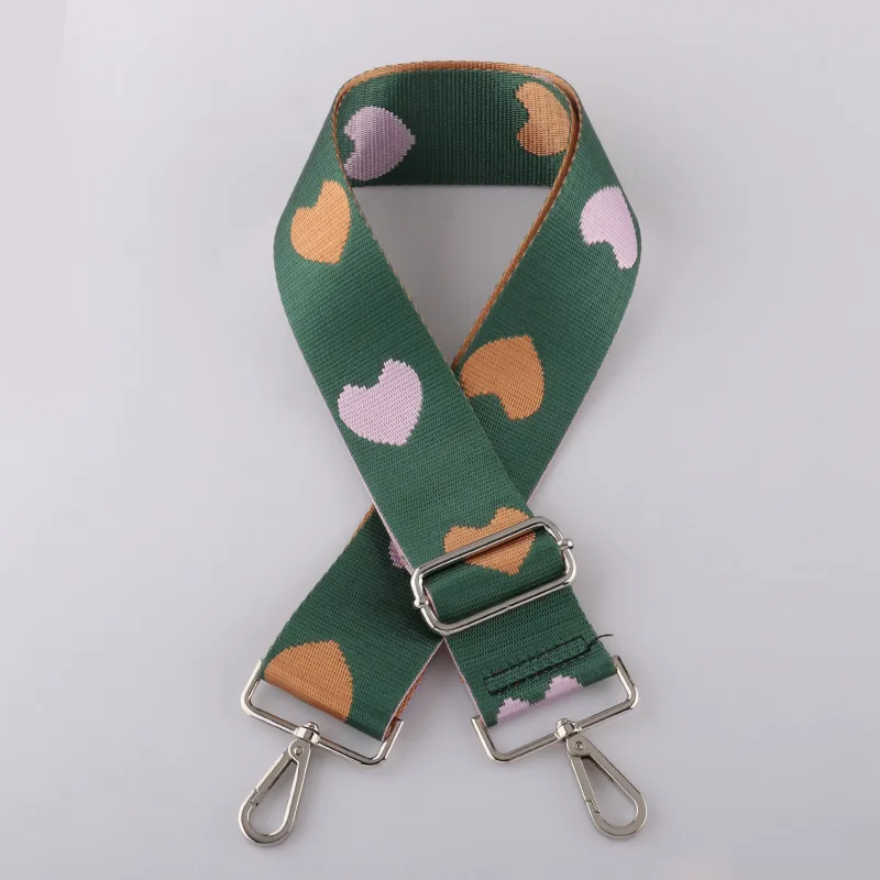 

Women's Shoulder Strap Handbag Diy Bags Accessories Adjustable Bag Belt 5cm Heart Strap for Shoulder Bag