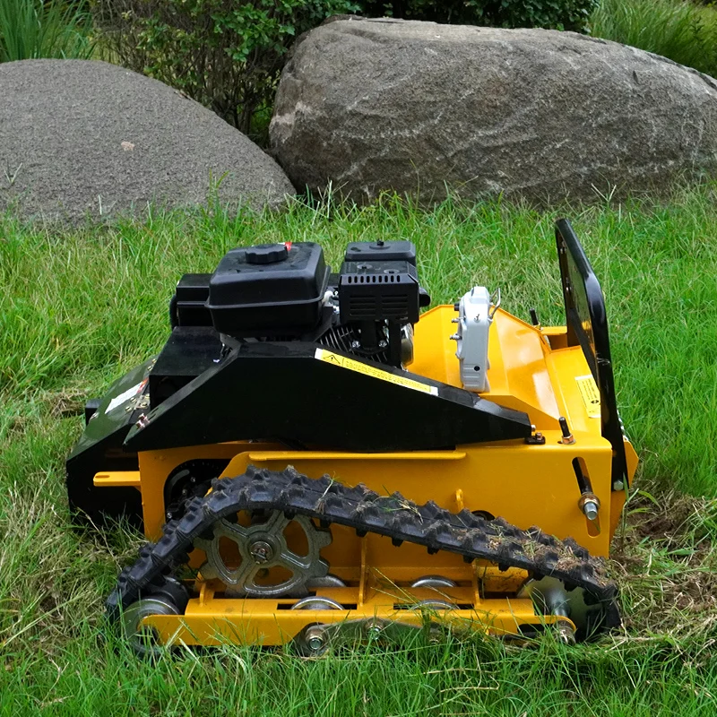 Customized Industrial grass cutting machine remote control slope lawn mowers 19/31inch remote flail mower for garden and farm 2