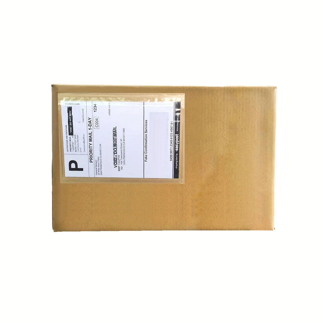 50pcs 15cmx 22cm Clear Adhesive Top Loading Packing List Clear Shipping Pouches,Mailing/Shipping Label Envelopes