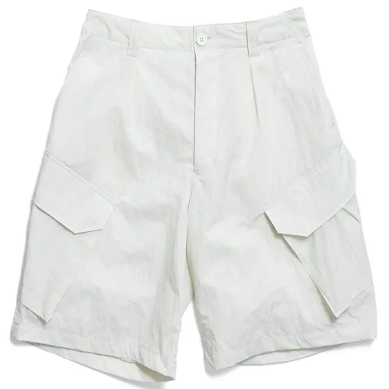New IS-NESS 23SS Loose Casual City Boy Popular Shorts Trendy Summer Capris