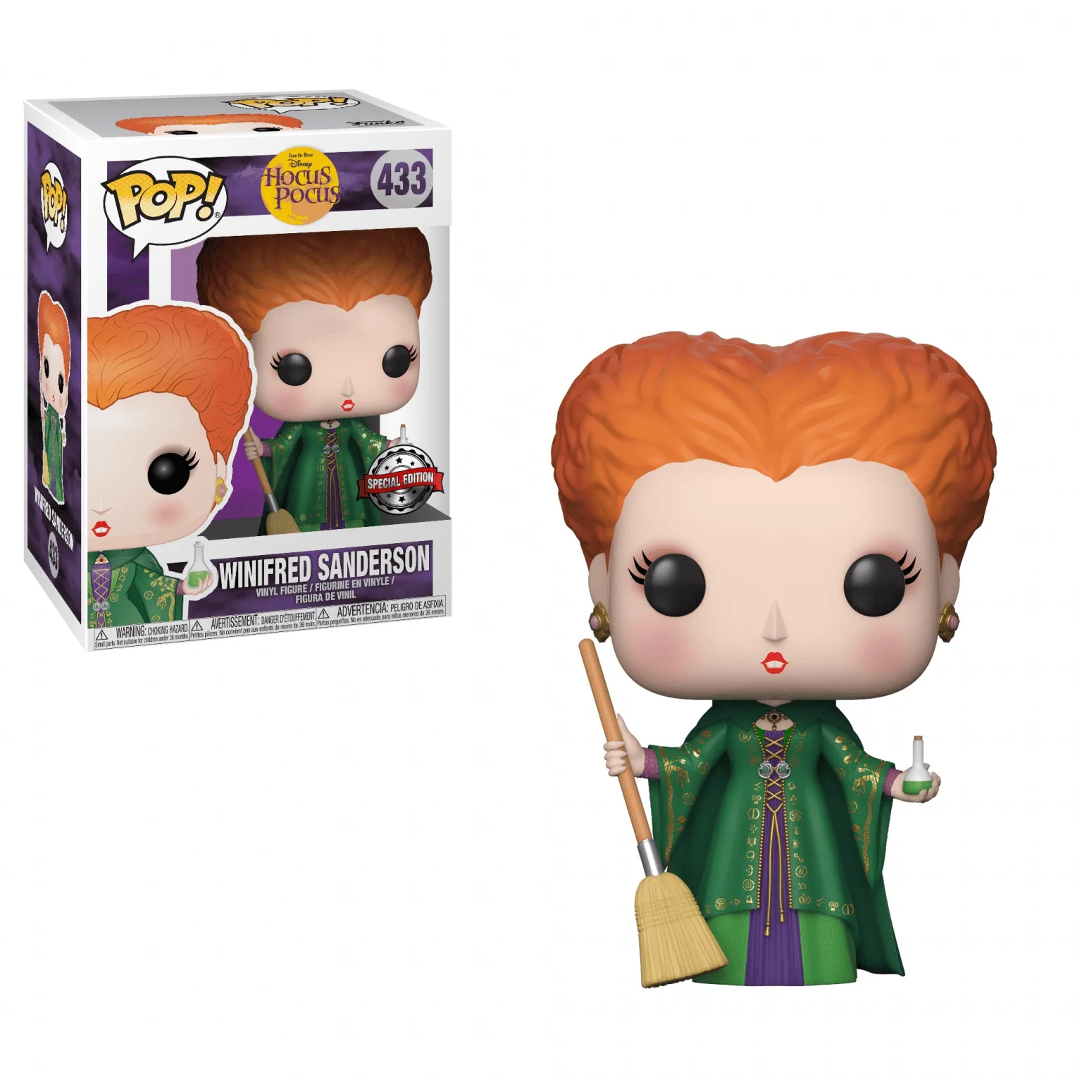thumbnail image 4 of Funko Pop New Hocus WINIFRED SANDERSON #433 Pocus SARAH 434# Mary Sanderson 435# Figura de vinilo Juguetes Regalos para niños, 4 of 5