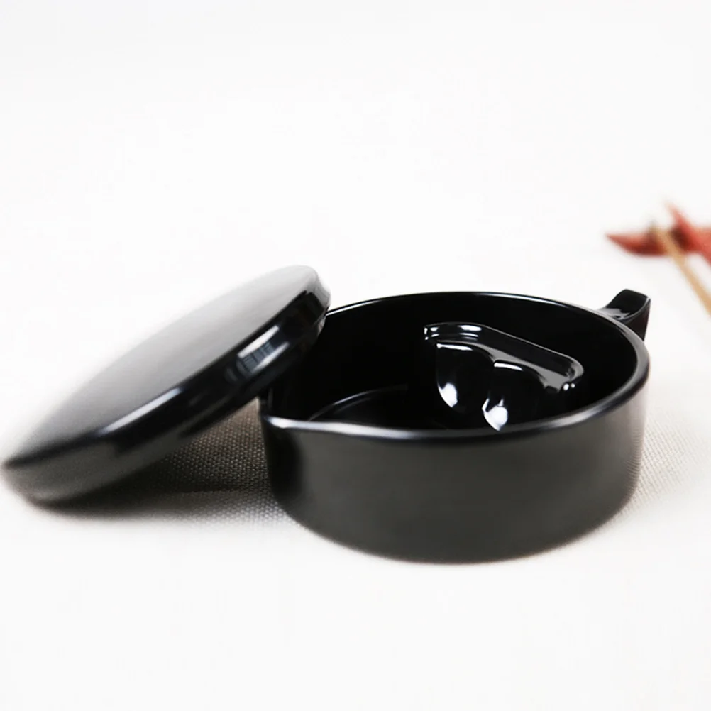 

1PC Inkstone with Cover Multifunction Ink Fountain Ink Plate Calligraphy Painting Tool