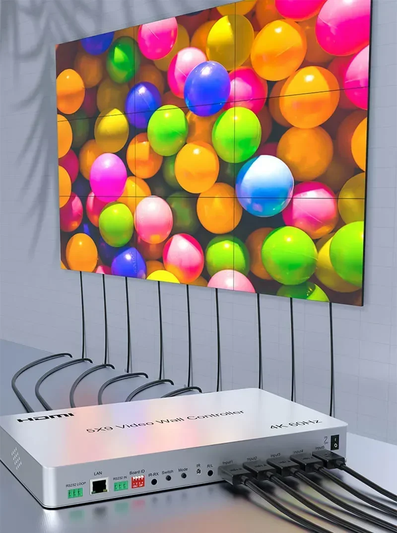   Ʈѷ TV   ö̼ ,  ũ,  ũ ö̽, 4x1 HDMI Ƽ, 4K 60hz, 5x9