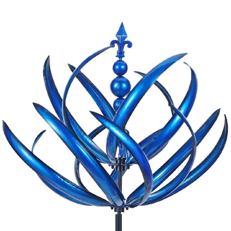 Charming Metal Windmill Durable Iron Halo Design for Outdoor Garden & Courtyard Decor Windmill