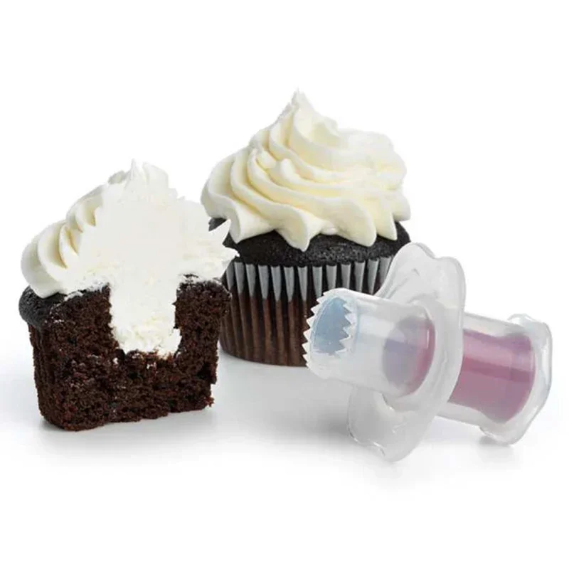 Baking Supplies Creative Muffin Cake Hole Digger DIY Pastry Cupcake Cored Remove Device Plunger Cutter Baking Decorating Digging Holes Tools