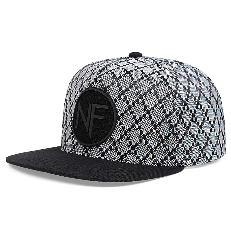 Louis Vuitton Monogram Canvas Baseball Hat In Black/White - Praise