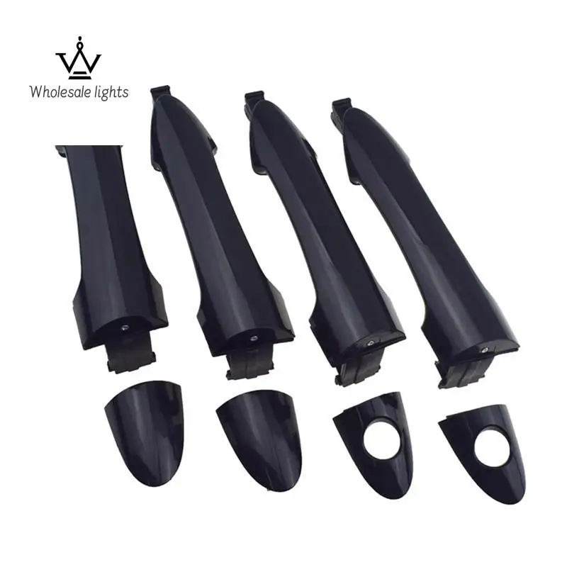 Kia Picanto 2011-2016 용 4Pcs 외부 도어 핸들-82651-1Y000 82661-1Y000 83651-1Y000 83661-1Y000