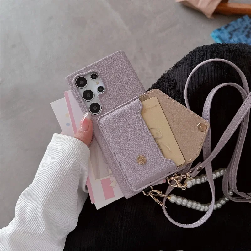 Versatile Crossbody Wrist Strap Phone Case & Wallet Cover