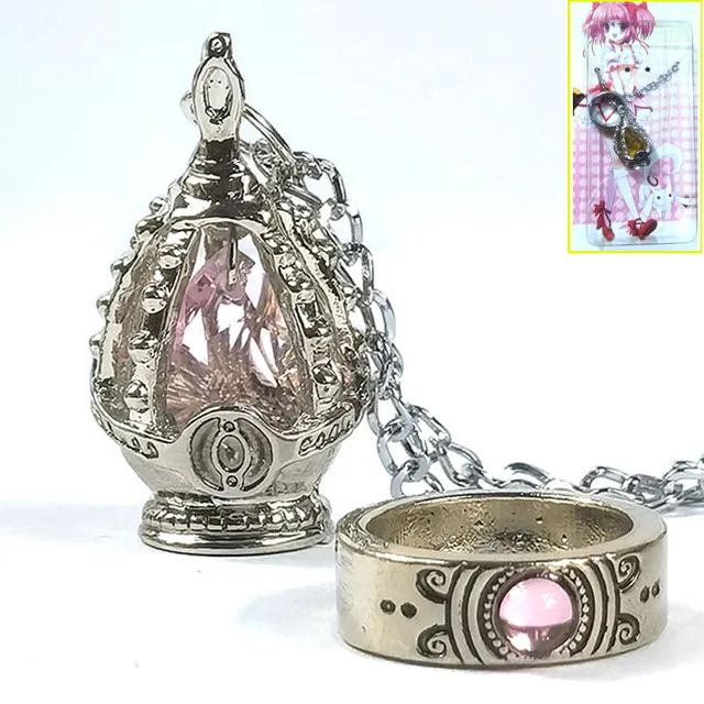 Anime Puella Magi Madoka Magica Soul Cosplay disfraces COLLAR COLGANTE anillo traje collares accesorios joyería| | - AliExpress