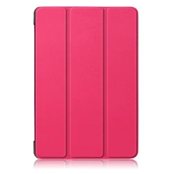 Shockproof PU Leather Tablet Case with Kickstand Function, 11 - Inch Protective Cover (Rose red)