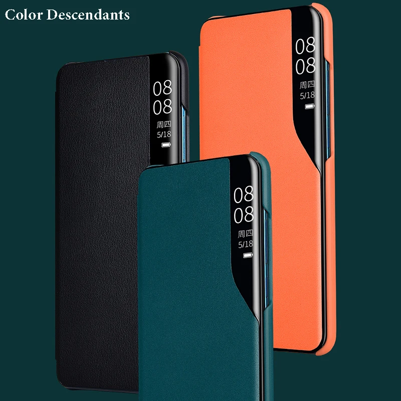 Phone Case Smart View Case For Xiaomi Redmi Note 9 8 8T 11 12 Pro Plus 11S 12S 9C 9A Flip Case For Xiaomi Mi 10 11T 12T 13T Pro
