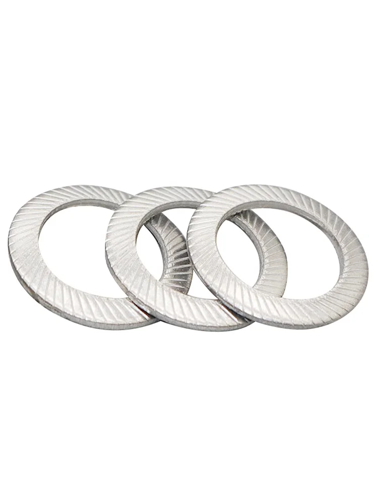 DIN9250 304 Stainless Steel Locking Washer Printing Oblique Lock Washers