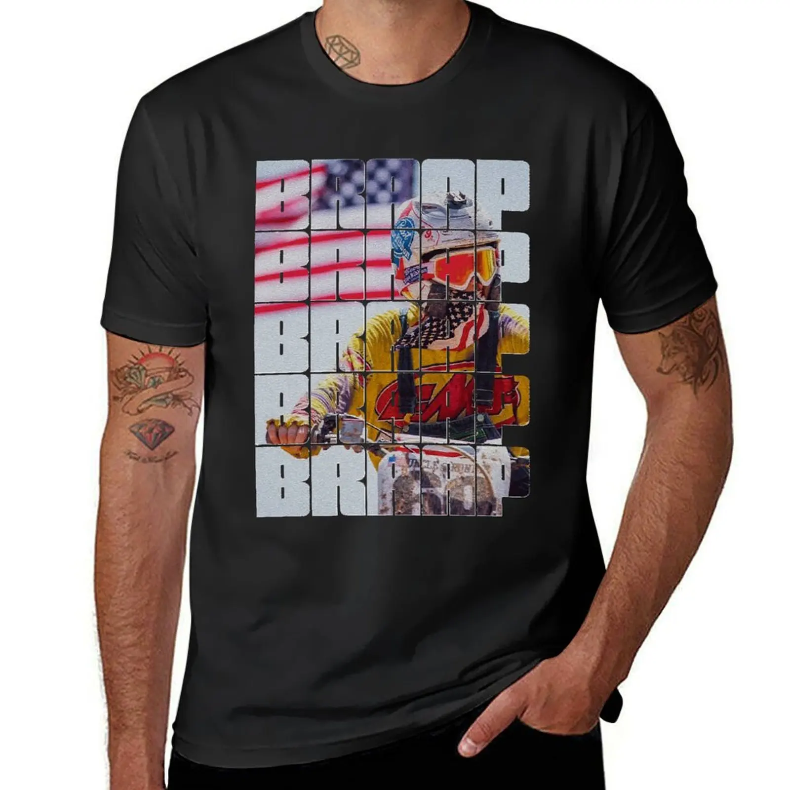 

Ronnie Mac - BRAP BRAAP BRAAAP Send It - Motocross Fan Art T-Shirt tops sublime mens clothes