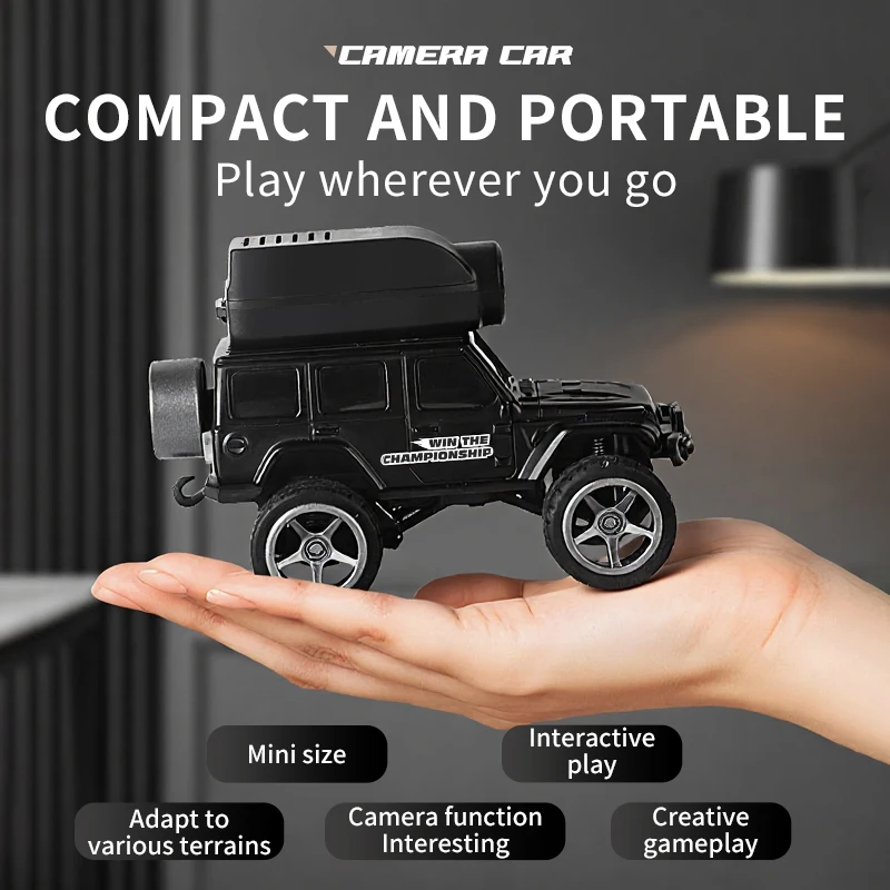 1:64 Mini RC Car 2.4G Remote Control Vehicle With Camera WiFi APP Control High Speed Racing Stunt Cars Toy Gift For_voghion.com
