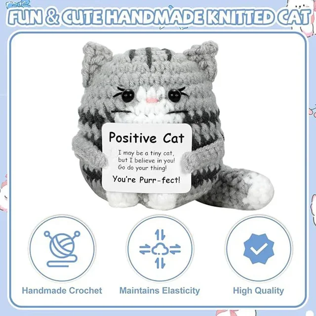 Handmade Crochet Cat Doll 3