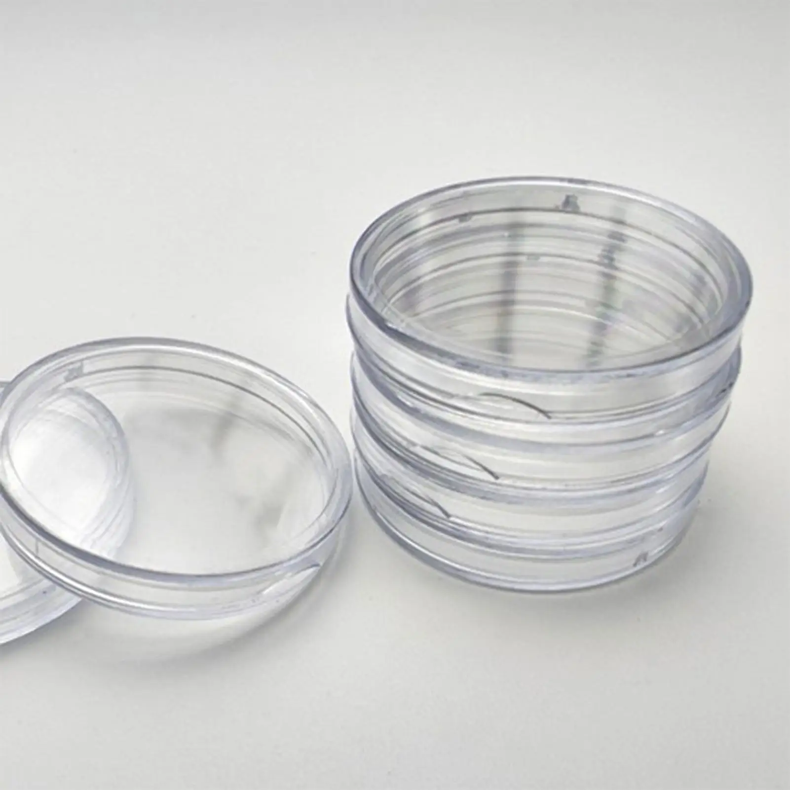 Coin Cases Coin Storage Box Transparent Portable Containers 5 Pieces Small Items Money Jewelry Savings For Men Women Kids