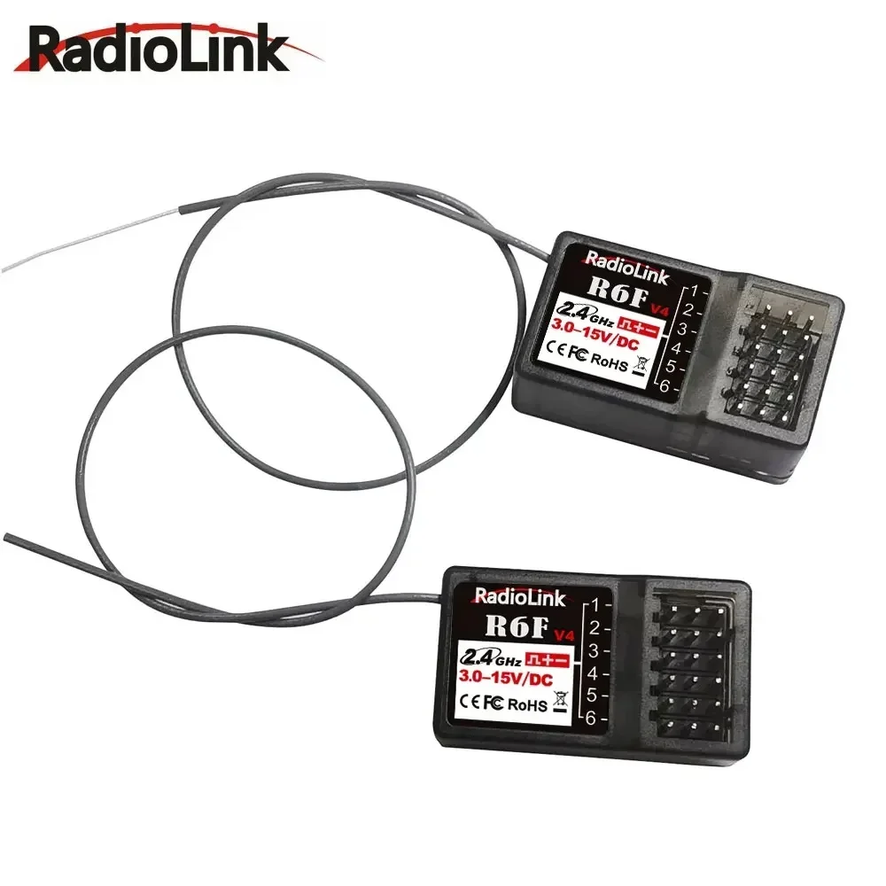 Radiolink R6F Récepteur RC 6 Canaux 400m Voiture Bateau