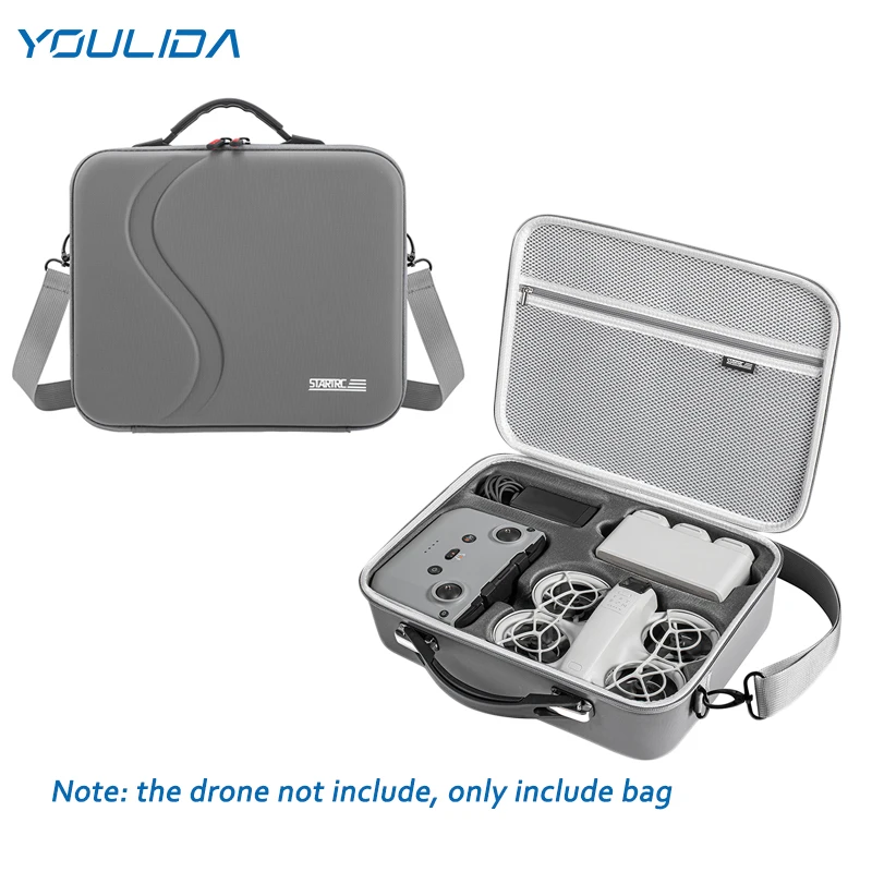 DJI Case Drone Case Drone Accessories Drone Storage Bag Carrying Case For DJI Neo Drone Accessories Storage Bag All-in-One PU Portable Handbag Travel Shoulder Bag